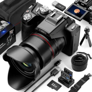 NBD 5K Digital Cameras for Photography 16X Optical Zoom Camera