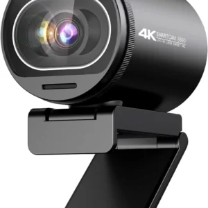 4K Streaming Webcam with Sony Sensor, Autofocus, 1080P@60FPS, Noise Reduction Mics, Privacy Cover