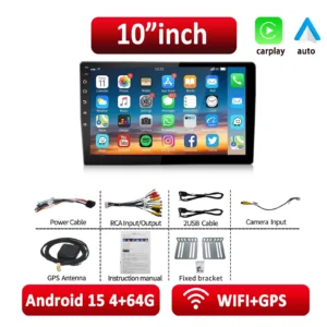 Android 15 Car Radio Wireless Carplay Auto