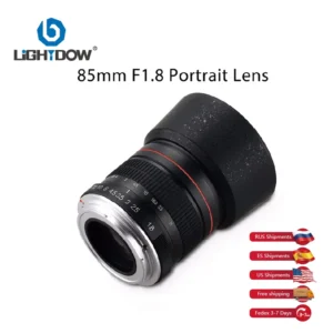 85mm F1.8 Full Frame Manual Focus Portrait Lens for Canon Sony Nikon DSLR Camera